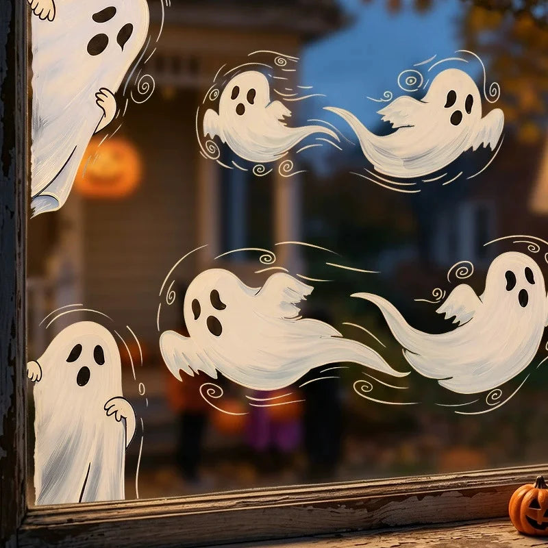 Halloween Ghost Window Sticker – Static Cling Decoration Window Sticker Richie's