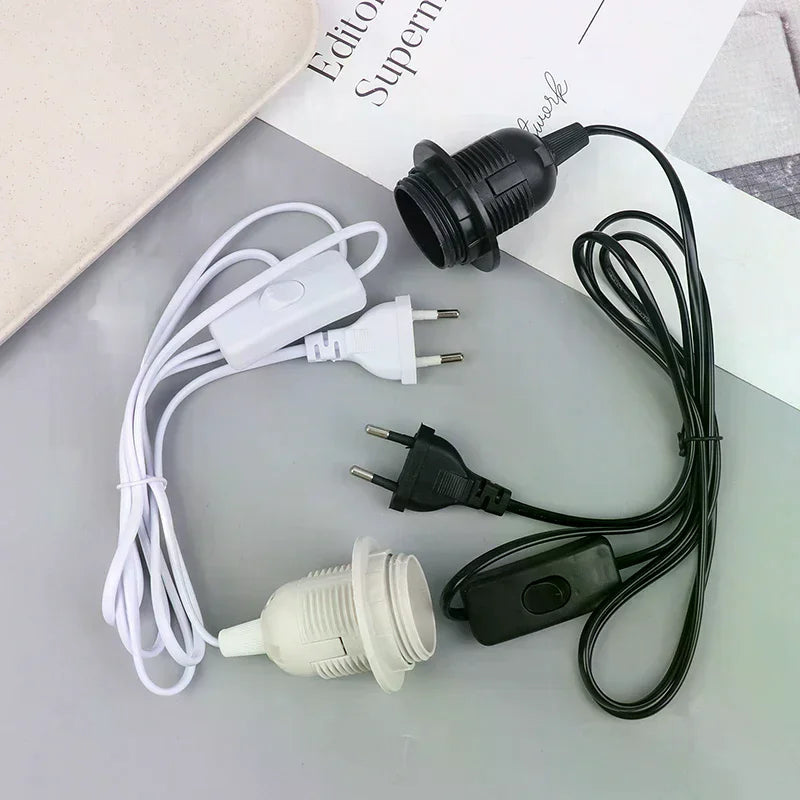E27 Hanging Pendant Lamp Base 220V EU Plug 180cm Cord Pendant Lamp Base Richie's