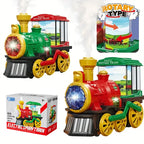 Electric Steam Train Toy – Smoke, Lights, Sounds & 360° Spin Electric Train Toy Richie's