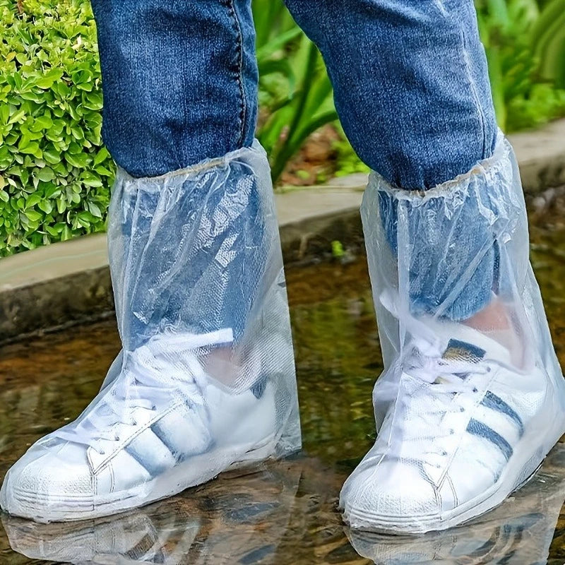 8 Pairs Transparent Waterproof Shoe Covers – Slip-Resistant Waterproof Shoe Covers Richie's