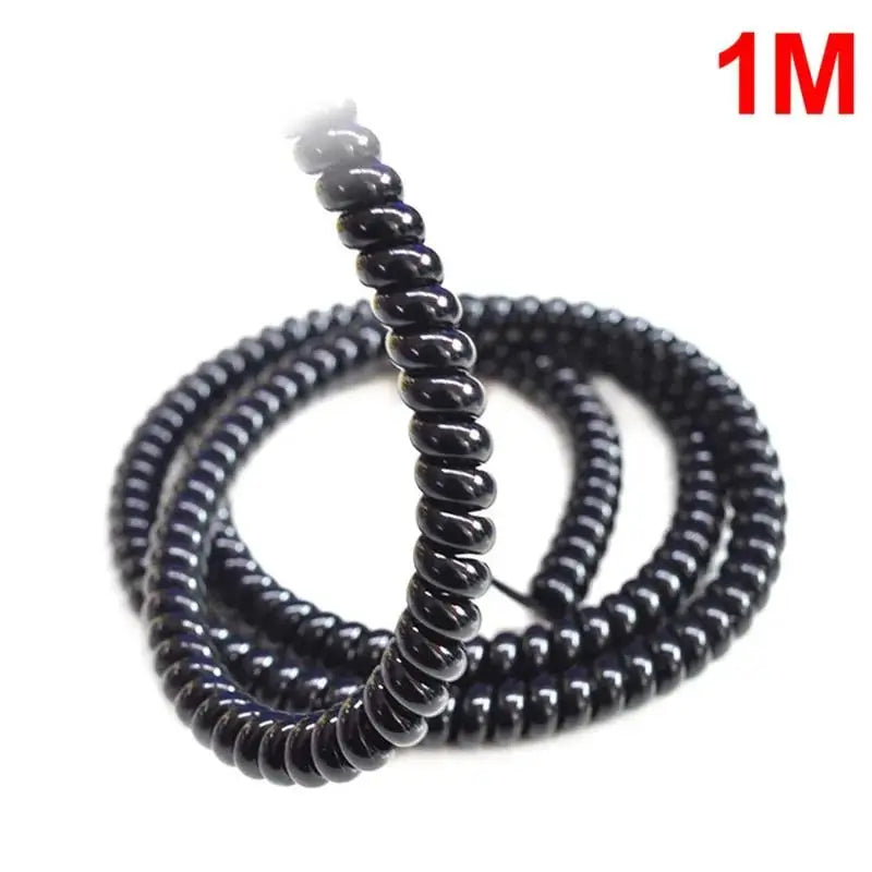 TPU Spiral Wrap Cable Organizer for E-Bike Brake Wires Bike Cable Sleeve Richie's 1PC Black 6mm