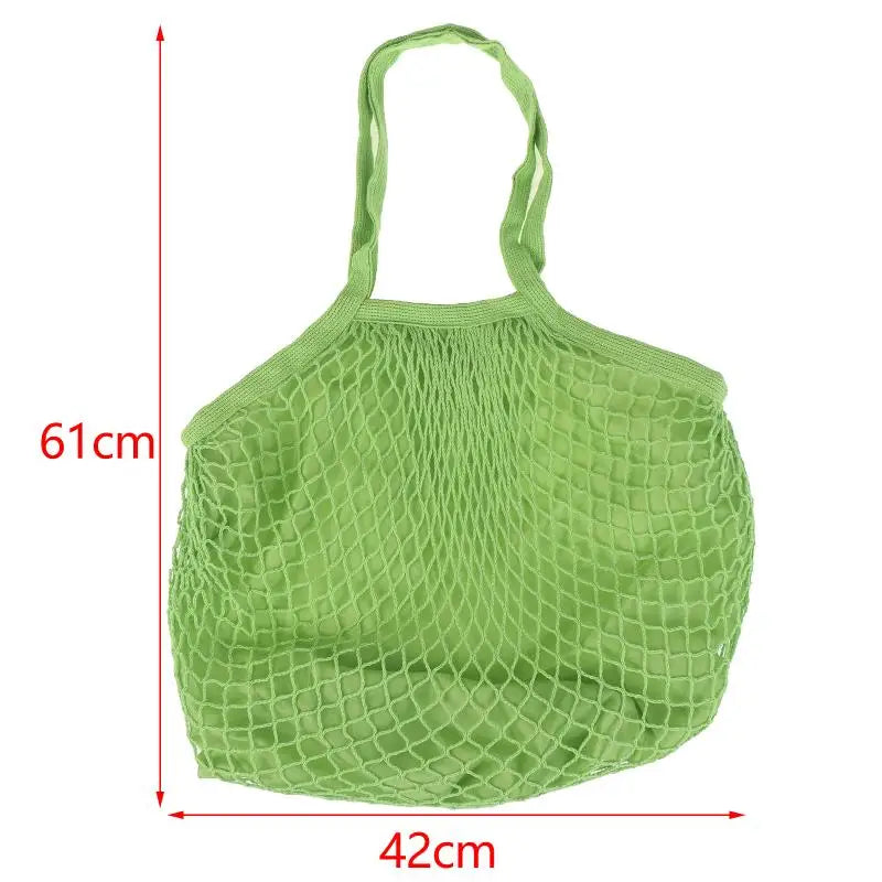 Foldable Cotton Mesh Grocery Tote – Reusable Eco Shopping Bag Reusable Tote Bag Richie's