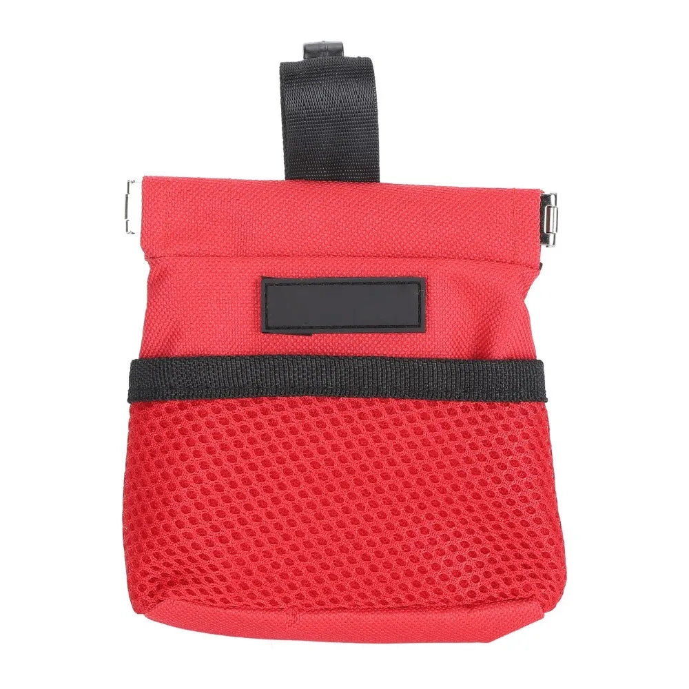 Oxford Cloth Dog Training Treat Pouch – Waist Bag with Clip Dog Treat Pouch Richie's Red