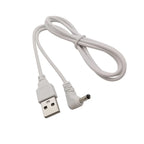 USB to 3.5mm x 1.35mm DC 5V Charging Cable 100cm – White USB Power Cable Richie's 1Pcs