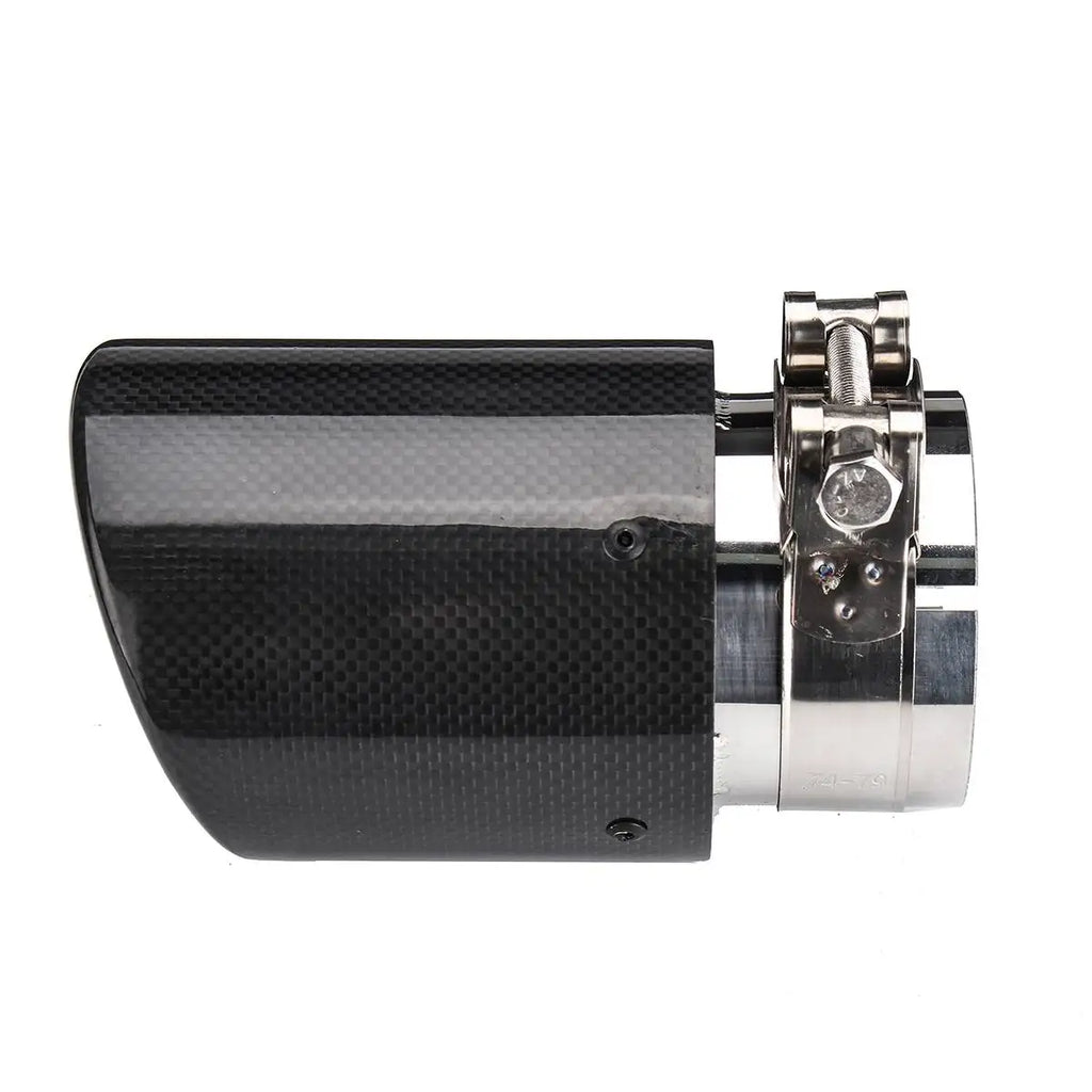 80-101mm Carbon Fiber Exhaust Tip – Universal Stainless Steel Exhaust Tip Richie's