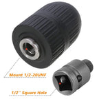 Keyless Drill Chuck Adapter 2-13mm 1/2-20UNF for Impact Wrench Drill Chuck Adapter Richie's