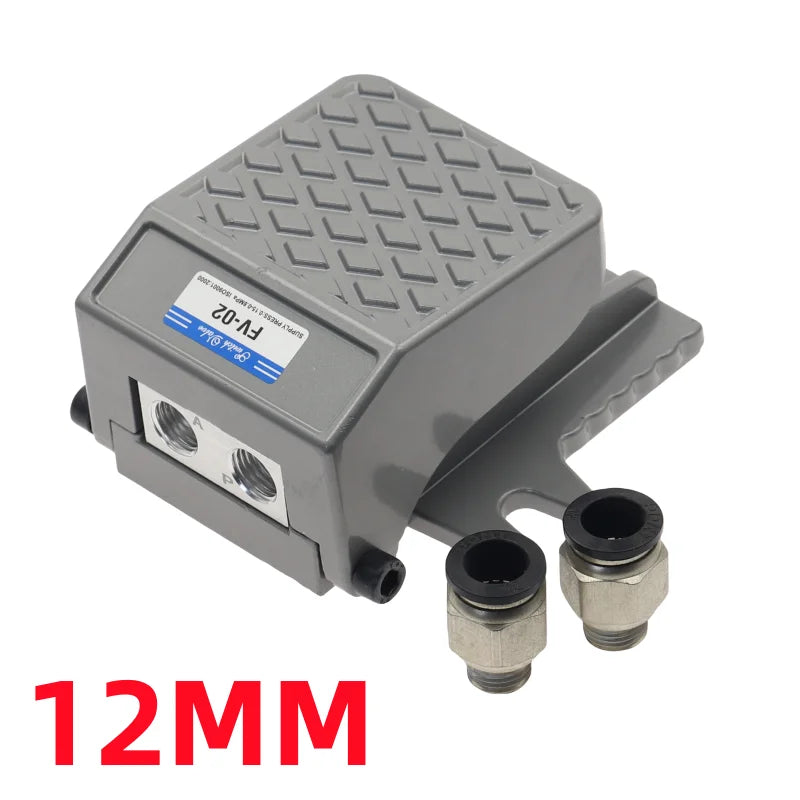 Pneumatic Foot Pedal Valve 1/4" BSP 2-Way 2-Position FV-02 Pneumatic Foot Valve Richie's FV-02 PC12mm China Mainland