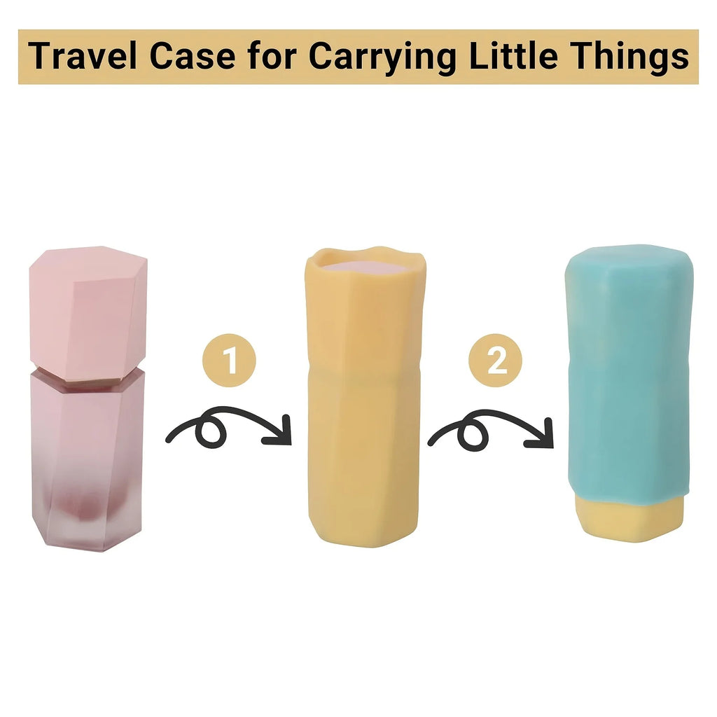 Silicone Travel Bottle Covers – Leak-Proof Toiletry Caps Travel Bottle Covers Richie's