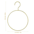 4Pcs Metal Round Ring Scarf Hanger Closet Organizer for Ties & Belts Scarf Hanger Organizer Richie's Golden