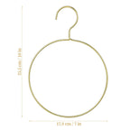 4Pcs Metal Round Ring Scarf Hanger Closet Organizer for Ties & Belts Scarf Hanger Organizer Richie's Golden