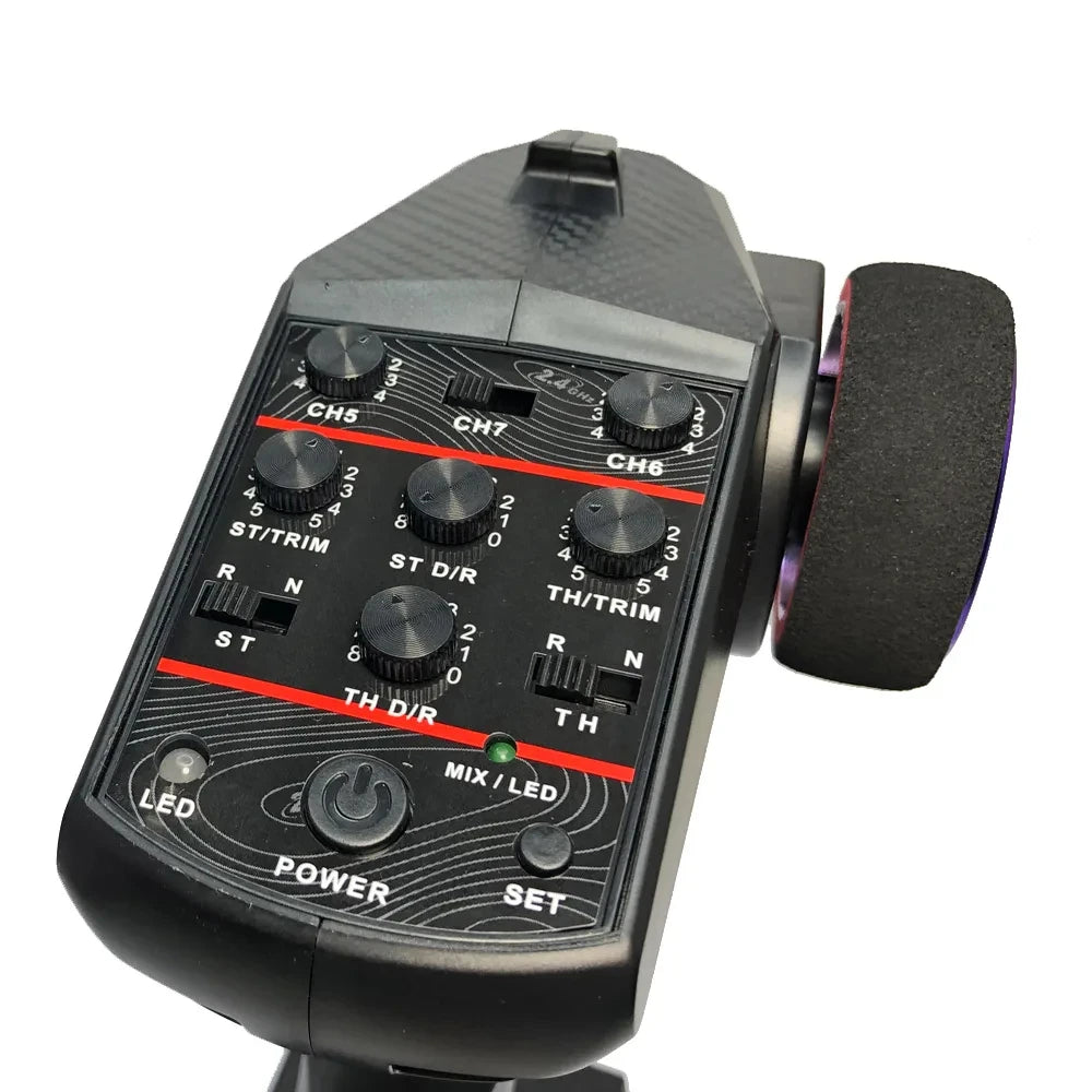 YSIDO YS7 2.4GHz 7CH RC Transmitter + 2x RX-G7 Receivers RC Radio Transmitter Richie's
