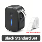 Marklife L1 Bluetooth Thermal Label Printer – Inkless Portable Thermal Label Printer Richie's Black Standard Set