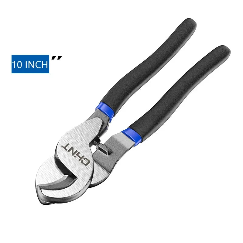 Wire Stripper & Cable Cutter Pliers 6/8/10 Inch | Chrome-V Steel Wire Stripper Pliers Richie's 10 inch-large