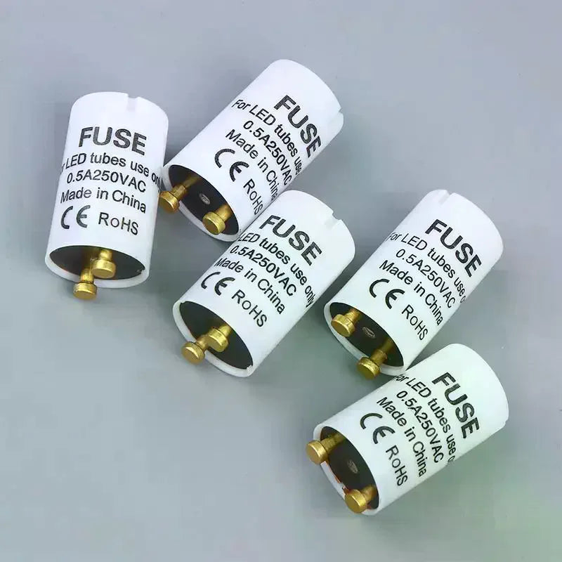 T8 LED Fuse Starter 0.5A 250V HRC CE RoHS – 5 Pack LED Tube Starter Richie's