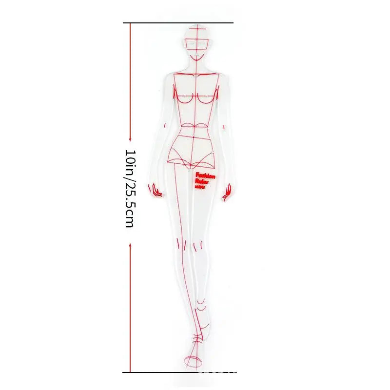 Fashion Illustration Template Ruler – Clothing Design & Quilting Clothing Design Ruler Richie's