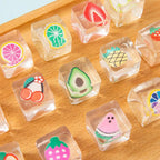 Fruit Ice Cube Squishy Toy Slow Rebound Fidget Squeeze Ball Squishy Fidget Toy Richie's