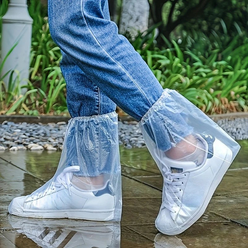 8 Pairs Transparent Waterproof Shoe Covers – Slip-Resistant Waterproof Shoe Covers Richie's