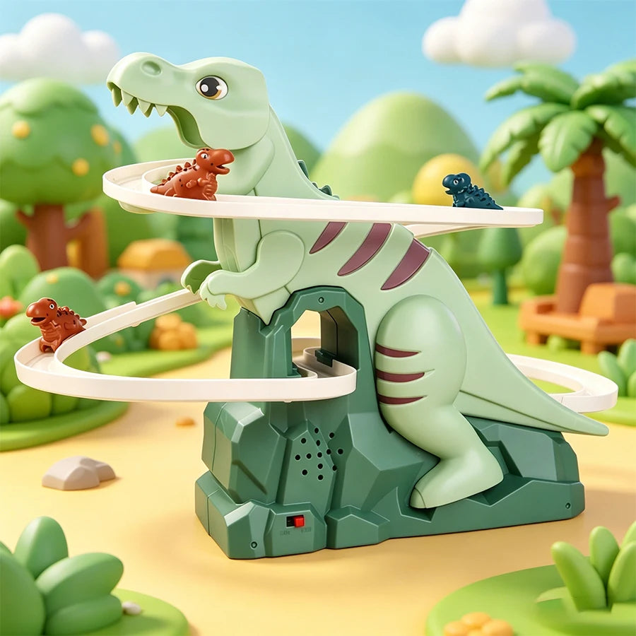 Dinosaur Climbing Slide Music Toy with 3 Dinosaurs | Kids Gift Electric Dinosaur Toy Richie's