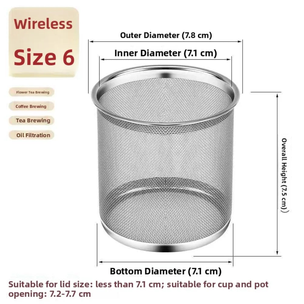 Stainless Steel Tea Strainer & Reusable Coffee Filter Infuser Tea Strainer Infuser Richie's A-6