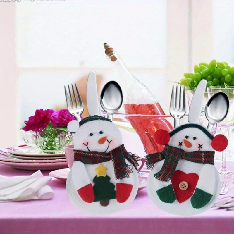 Christmas Cutlery Bags – Festive Silverware Holders & Table Decor Christmas Table Decor Richie's