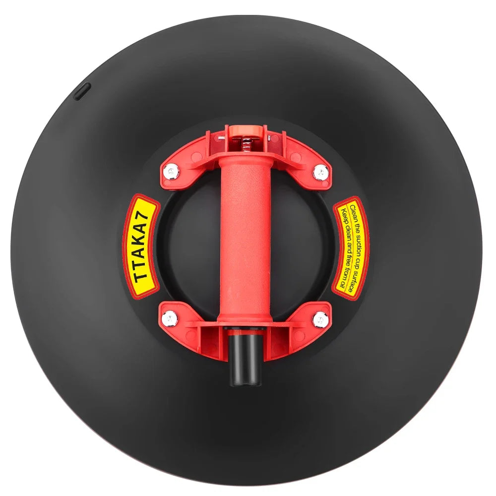 14-Inch Heavy Duty Vacuum Suction Cup 250kg Glass Tile Lifter Vacuum Suction Cup Lifter Richie's XP-14 Red