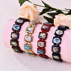 Wood Prayer Bead Bracelet – Religious Icon Drip Oil Finish Prayer Bead Bracelet Richie's