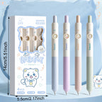 4pcs Kawaii Bear Gel Pens – 0.5mm Black Ink Retractable Set Gel Pen Set Richie's