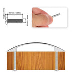 2PCS Curved Aluminum Cabinet Handles – Drawer Pulls 96–160mm Cabinet Drawer Pulls Richie's
