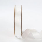 2.5cm Double-Sided Satin Ribbon – DIY Bows & Gift Wrapping Satin Craft Ribbon Richie's White L
