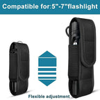 Nylon Flashlight Pouch – LED Torch Carry Case for Outdoors Flashlight Carry Case Richie's