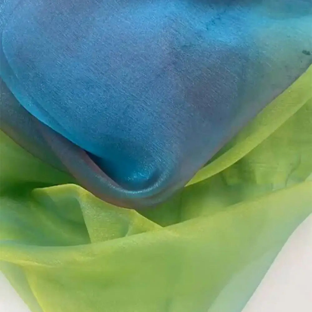 150x100cm Two-Tone Gradient Organza Fabric – Sheer Craft Yarn Organza Craft Fabric Richie's