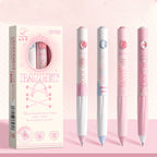 4-Pack Themed Gel Pens – Animal, Ballet & Floral 0.5mm Black Ink Gel Pen Set Richie's