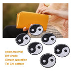 6pcs Yin Yang Iron On Embroidered Cotton Patches – DIY Sew On Embroidered Iron-On Patch Richie's