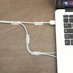 20pcs Self-Adhesive Cable Clips – Desk & Home Wire Organizer Cable Management Clips Richie's