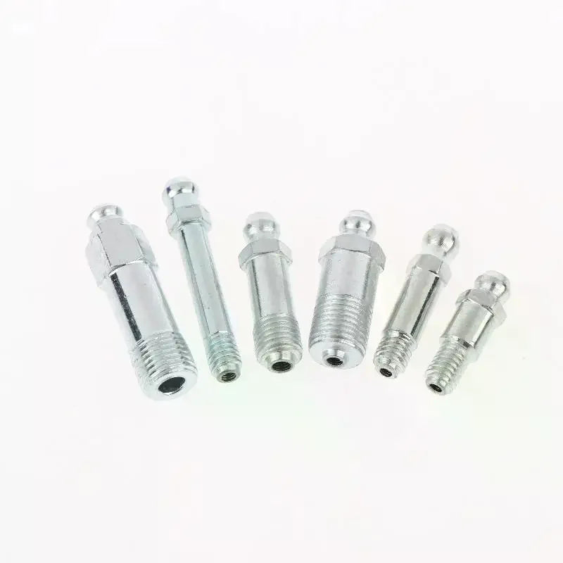 5Pcs Metric Zerk Grease Nipple Fittings M6 M8 M10 Lengthened Head Grease Zerk Fittings Richie's