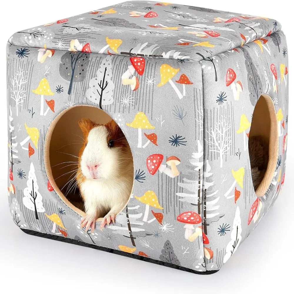 Washable Guinea Pig Hideout with Cushion – Small Pet Bed Small Pet Hideout Richie's