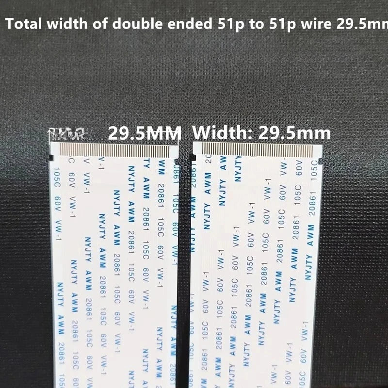4K LVDS TV Ribbon Cable 51-Pin 41-Pin AWM 20861 – TCL Hisense LVDS Ribbon Cable Richie's A51P-29.5mm 900mm