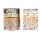 5 Rolls Spring Flower Washi Tape – Multicolor DIY Craft Set Decorative Washi Tape Richie's 9