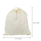 7-Pack Reusable Cotton Drawstring Soup & Spice Filter Bags Kitchen Strainer Bags Richie's