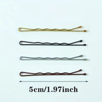 50pcs Wave Hair Clips – Barrettes for Women, Salons & Weddings Hair Clips Barrettes Richie's