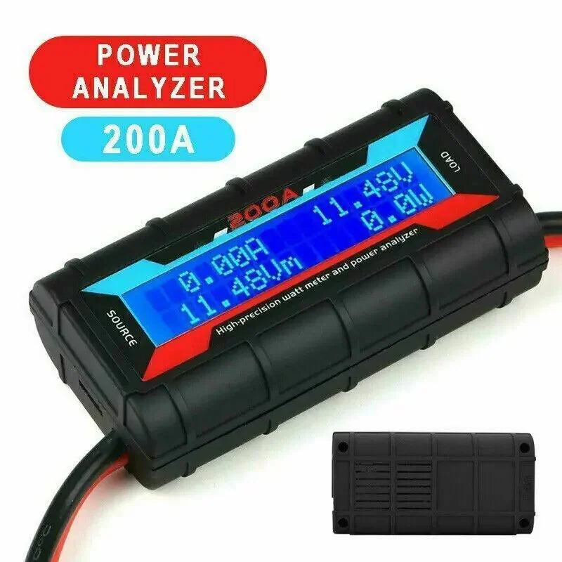 200A LCD Digital Watt Meter Power Analyzer – RC Battery & Solar Digital Power Analyzer Richie's 1pcs