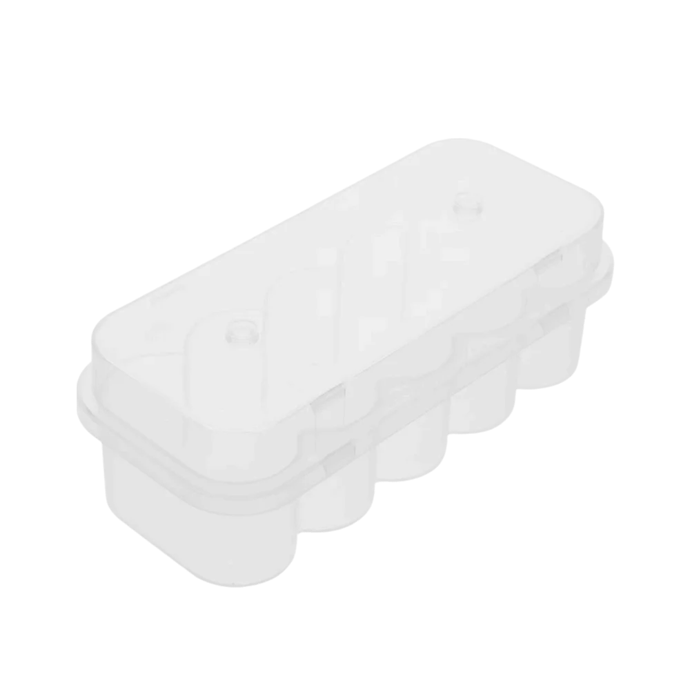 10-Slot Vial Storage Case Clear Stackable Freezer Tube Box Vial Storage Box Richie's