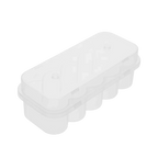 10-Slot Vial Storage Case Clear Stackable Freezer Tube Box Vial Storage Box Richie's