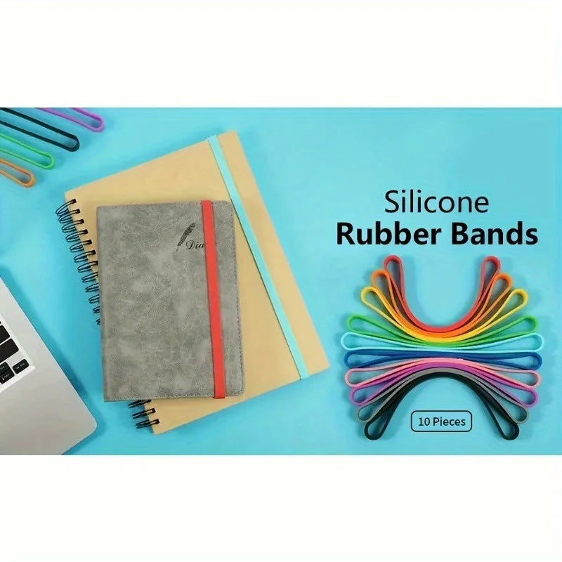 Large Silicone Rubber Bands – Elastic Wrapping Bands for Notebooks Silicone Rubber Bands Richie's