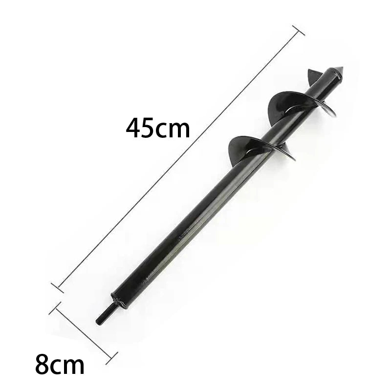 Spiral Garden Auger Drill Bit for Planting Bulbs & Soil Garden Auger Drill Bit Richie's 8x45cm