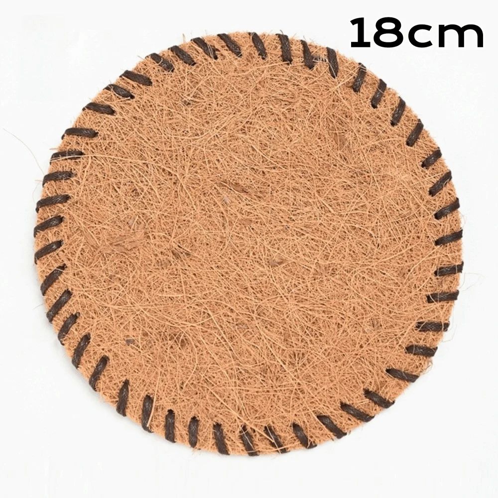 Round Braided Bristle Placemat – Heat Resistant Non-Slip Table Mat Table Placemat Richie's 18cm as show