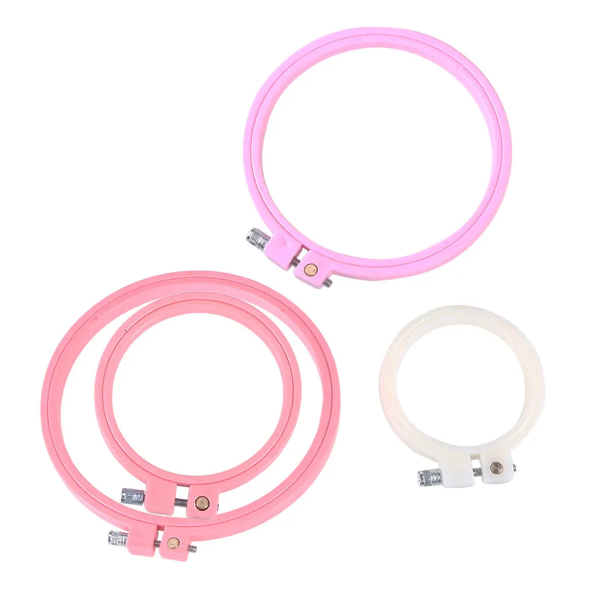 4-Piece Adjustable Embroidery Hoop Set – Cross Stitch Frames Embroidery Hoop Set Richie's Default Title