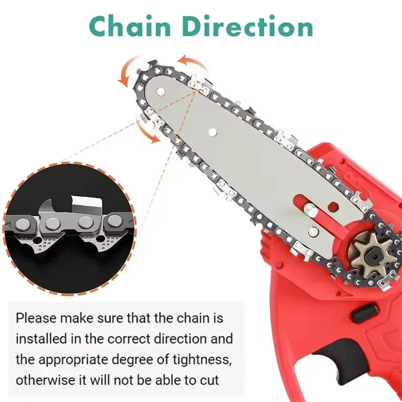 8-Inch Electric Chainsaw Guide Bar & Replacement Chain Blade Chainsaw Replacement Part Richie's