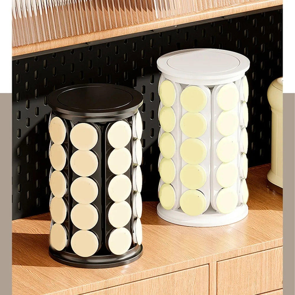 360° Rotating Coffee Pod Holder – 40-Pod Organizer Stand Coffee Pod Organizer Richie's