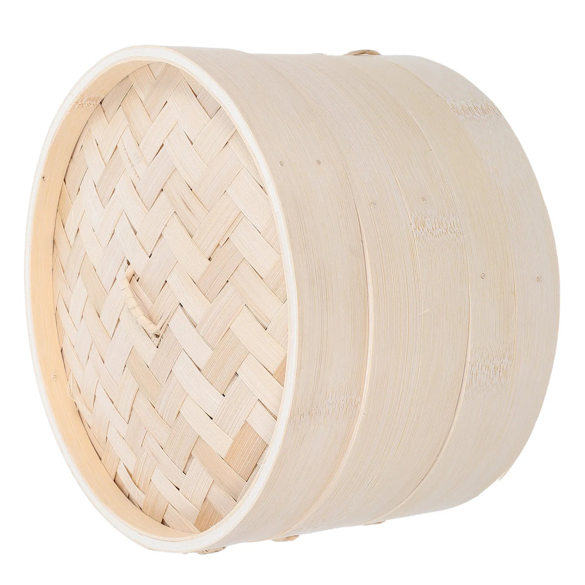 Bamboo Steamer Basket 8.27" Round Dim Sum Dumpling Steamer Bamboo Steamer Basket Richie's